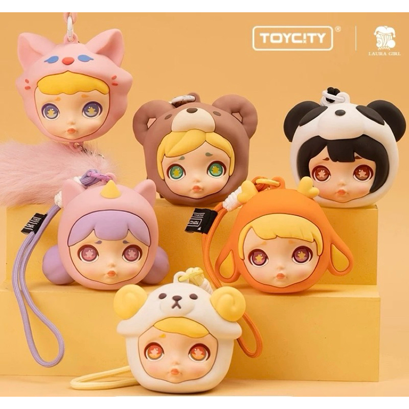 พร้อมส่ง!! กล่องสุ่ม LAURA Animal Earphones Pack