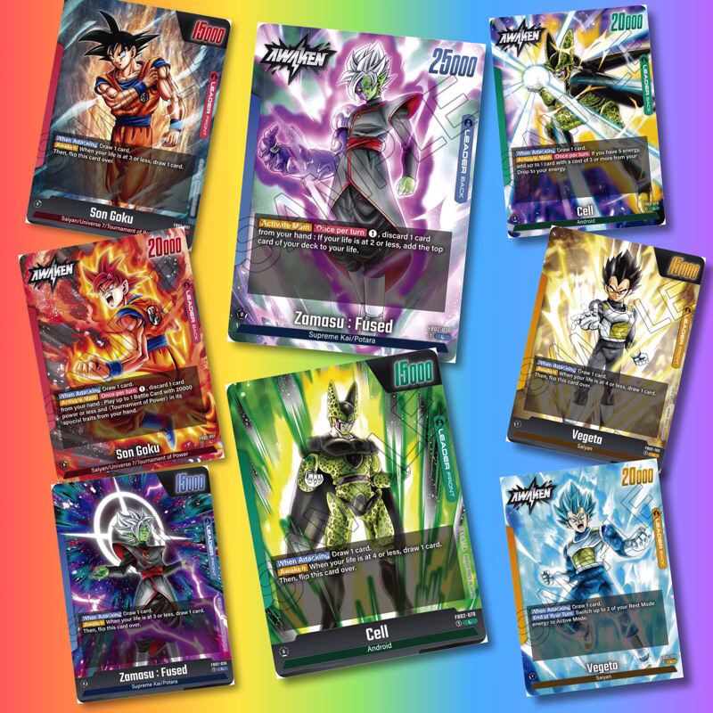 DragonBall Fusion World FB02 JP Leader ทุกสี
