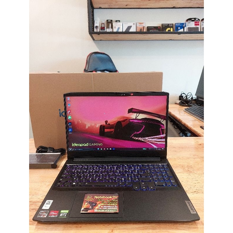 Lenovo Gaming3-82K200TGTA (165Hz sRGB100%)R5-5600H RTX3050 RAM16GB SSD512GB **ใช้จริงแค่11วัน