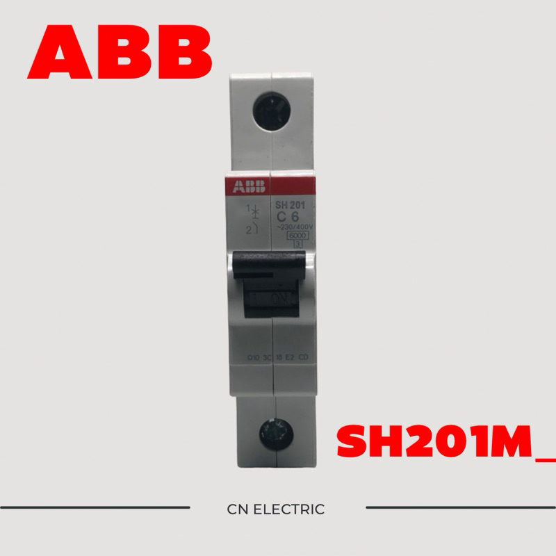 ABB 1P SH201 ABB MCB เซอร์กิตเบรกเกอร์ ABB SH201_ 6A,10A