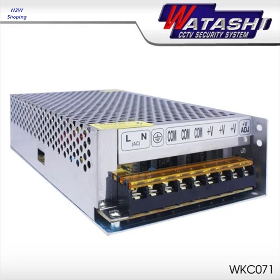 ชุดจ่ายไฟ กล้องวงจรปิด Watashi WKC071 CCTV Power Supply 12V 20A