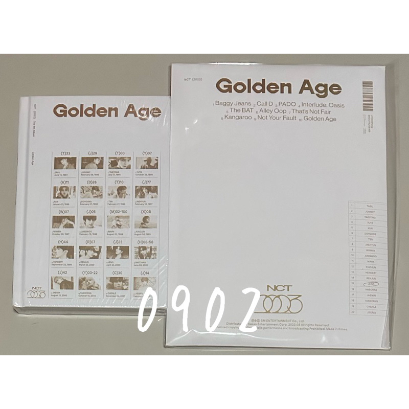 [พร้อมส่ง/กดผ่าน VDO ลด 30%] NCT 2023 - Golden Age (Archiving/Collecting ver) อัลบั้มเต็มไม่แกะ