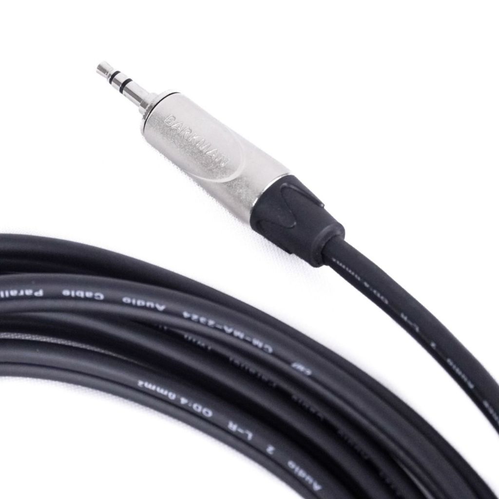 DIVAAUDIO DAMPPS สายสัญญาณ สายAUX ขั้วต่อแจ๊ค 3.5 มม.เป็นแจ็คโฟน 6.3มม.สเตอริโอ