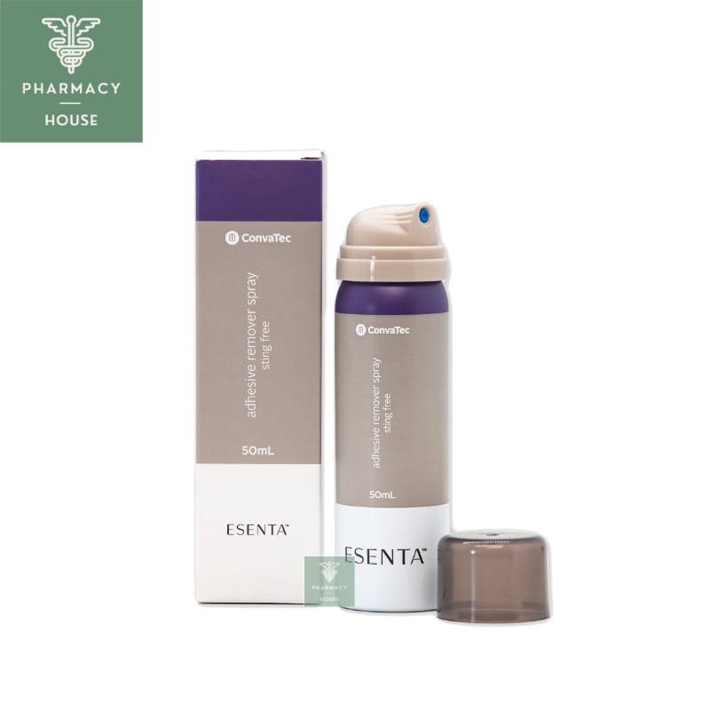 Convatec Esenta adhesive remover spray sting free 50 ml. สเปรย์ลอกคราบกาว