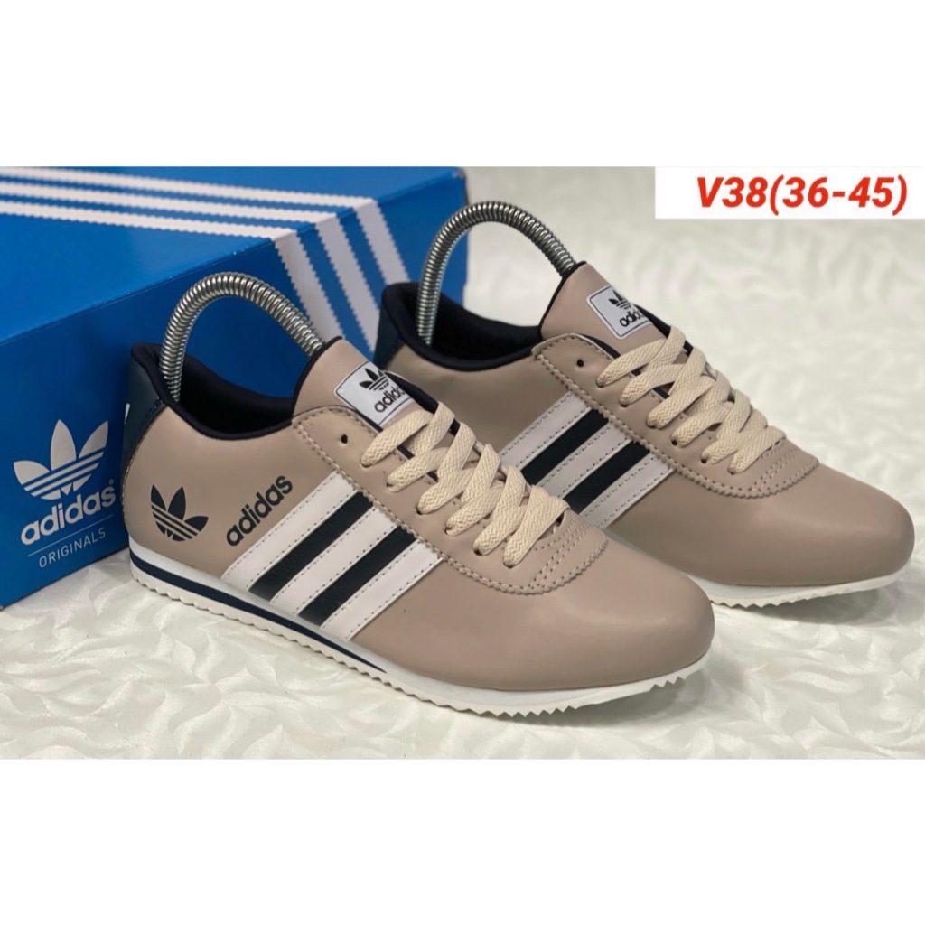 รองเท้าผ้าใบแฟชั่น หนังนิ่ม ใส่สบาย พื้นนุ่ม ทรงสวย ไซส์.36-45 มี 4 สี V38B013 - รูปที่ 7