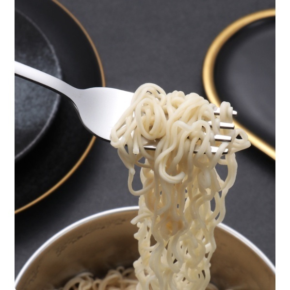 🚚COD+จัดส่งฟรี🚚ช้อน&ส้อม-เกาหลี-แสตนเลส/1คู่-ยาว 21.6 ช้อนสแตนเลสหนา ซมเนื้อสแตนเลสตัน ช้อนกลม ช้อนซุป - รูปที่ 5