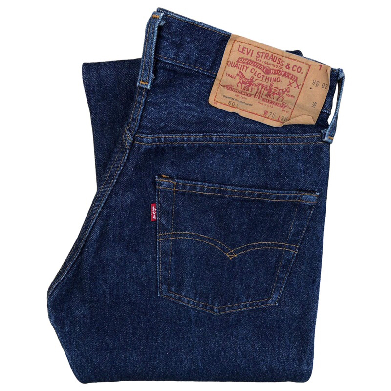 Vintage 80’s Levis 501 Cara  Made in Usa กระดุม 524