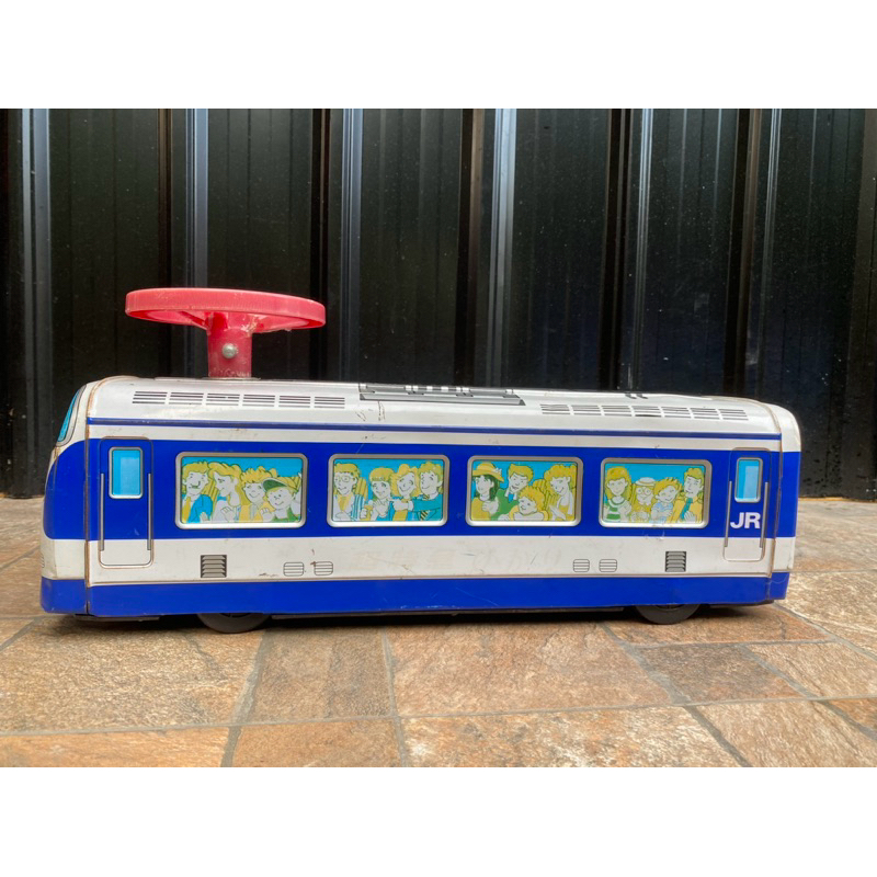 vintage tin toy train ichiko japan ขาไถรถไฟสังกะสี JR Express ของเล่นสังกะสี ของเล่นเก่า