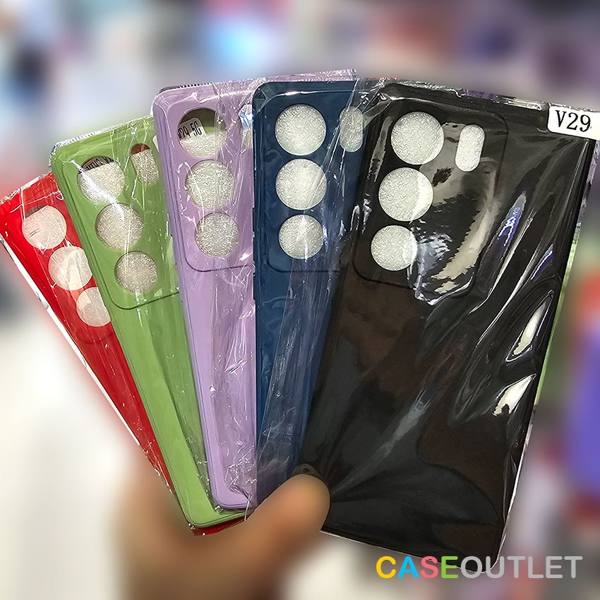 เคส  Vivo V29 V27 pro 5g Y100 2023 TPU สีพาสเทล สีด้าน ใส่บาง ลดรอยนิ้ว กันกล้อง งานแท้ ของแท้ บาง เบา