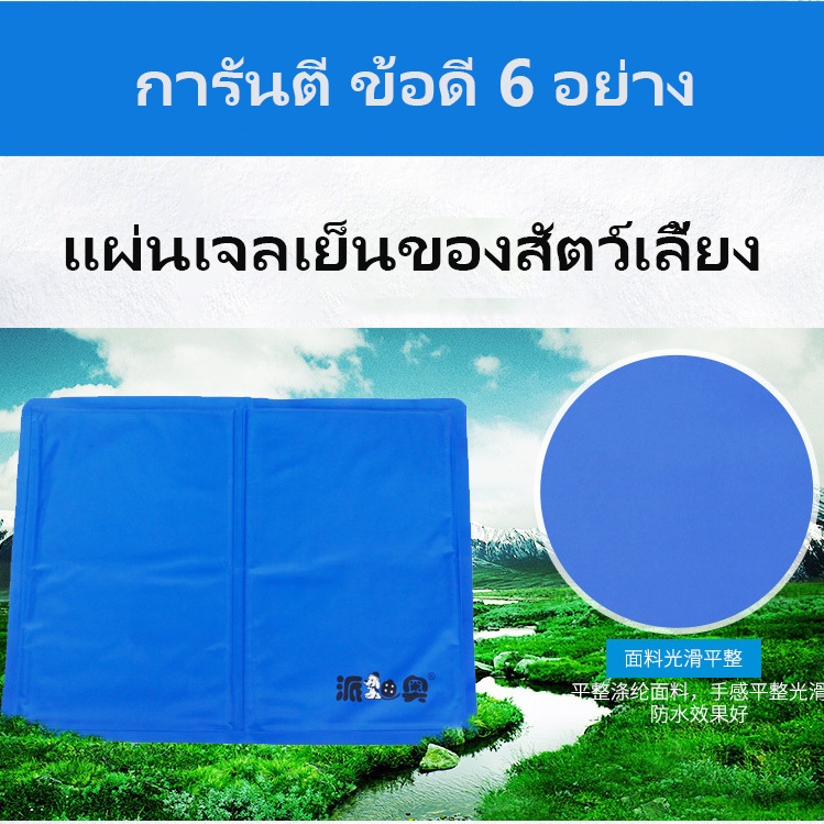 Pet Cool mat ที่นอนเจลเย็น สำหรับตว์เลี้ยง  ที่นอน เบาะนอนเย็น