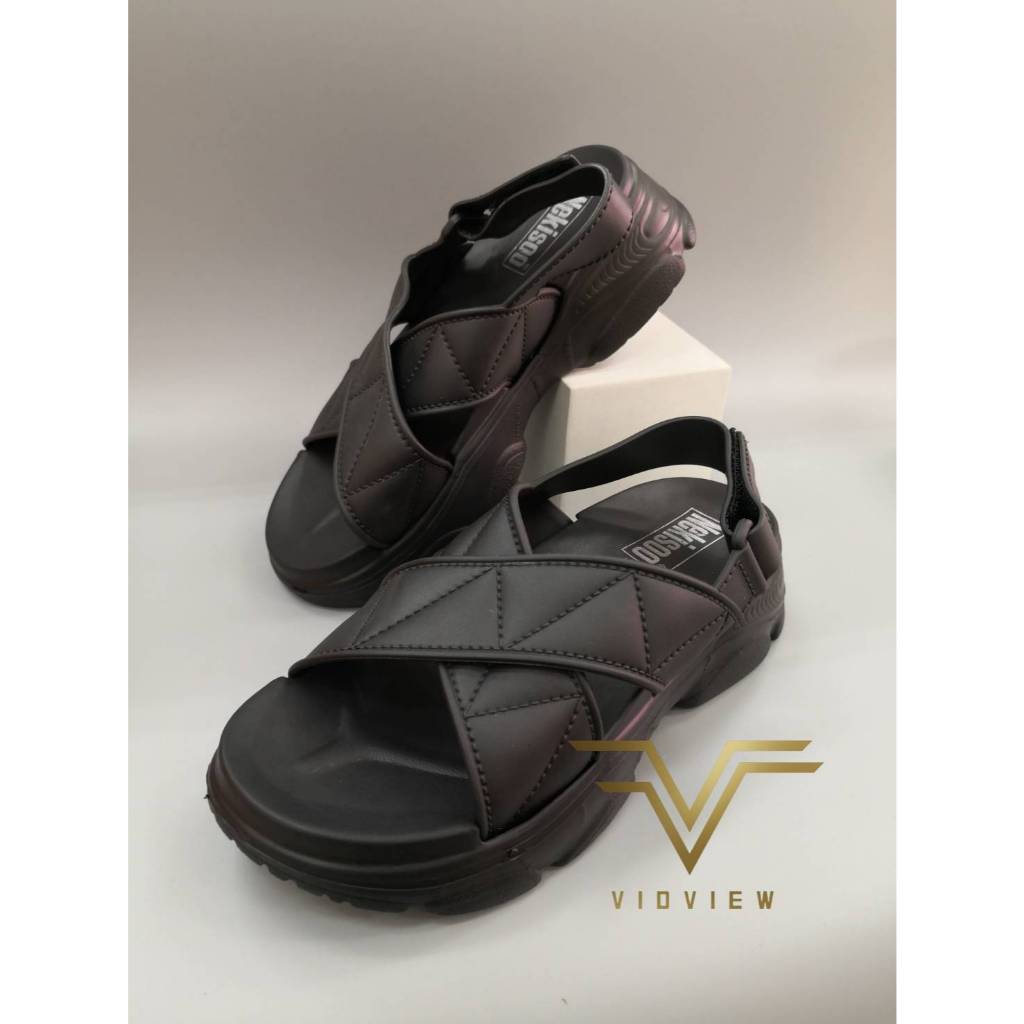 VIDVIEW !!ลดสนั่น!! รองเท้าแตะสวม รองเท้ารัดส้น ทรงสูง รุ่น 9688 ปรับสายได้ (ไซส์ 36-40) รองเท้าแตะ KT