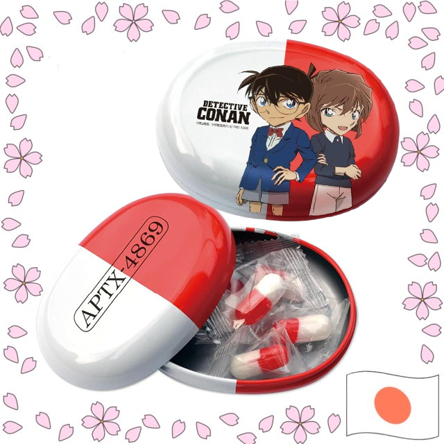 นักสืบโคนัน Detective Conan APTX-4869 Canned Candy แคนดี้อะโพทอกซิน (โคนัน เอโดงาวะ และ ไอ ไฮบาระ)【ส