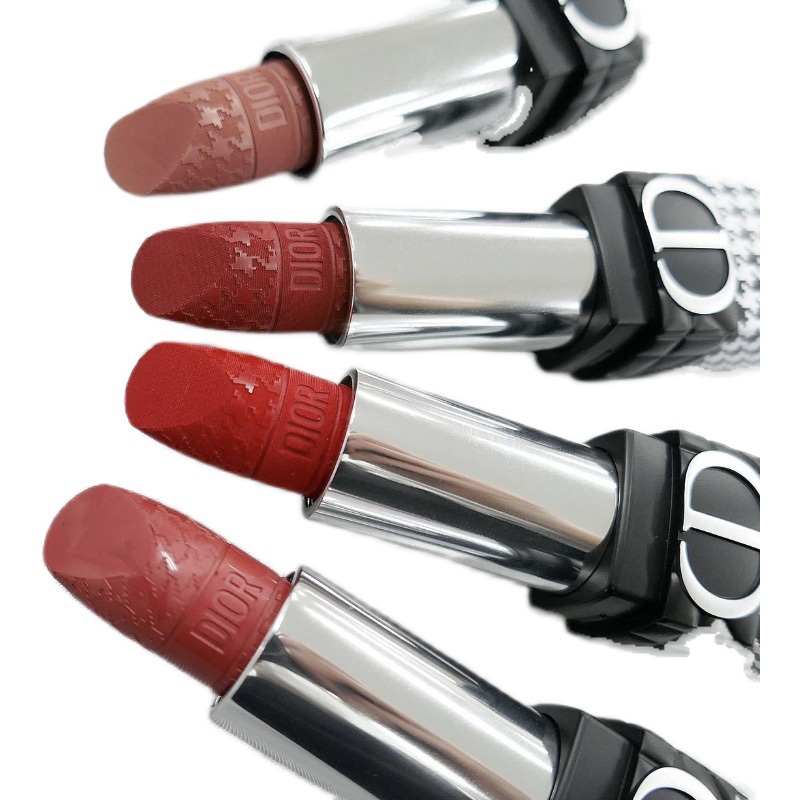 นำเข้าเดิม Dior Rouge New Look Edition Floral Lip Care Long Wear 1.5g