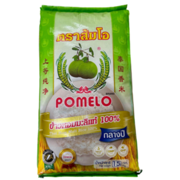 ข้าวตรา ส้มโอ มะลิเก่า 100% (15 kg)