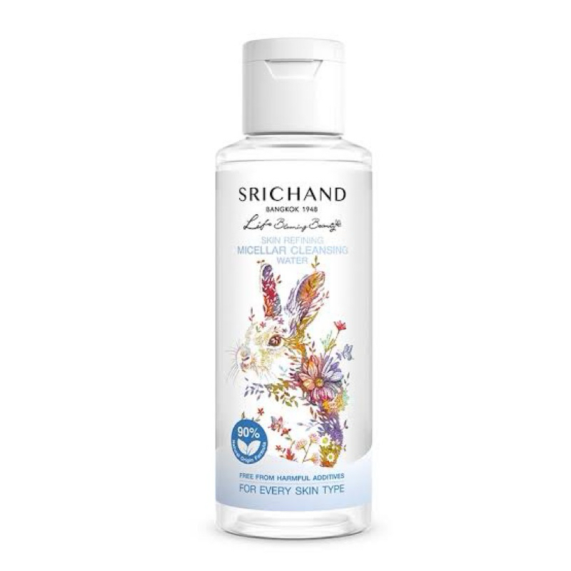 กดในไลฟ์ลด50% Srichand ศรีจันทร์ สกิน รีไฟน์นิ่ง ไมเซล่า คลีนซิ่ง วอเตอร์ เจแปน ซีรี่ย์ 100มล.