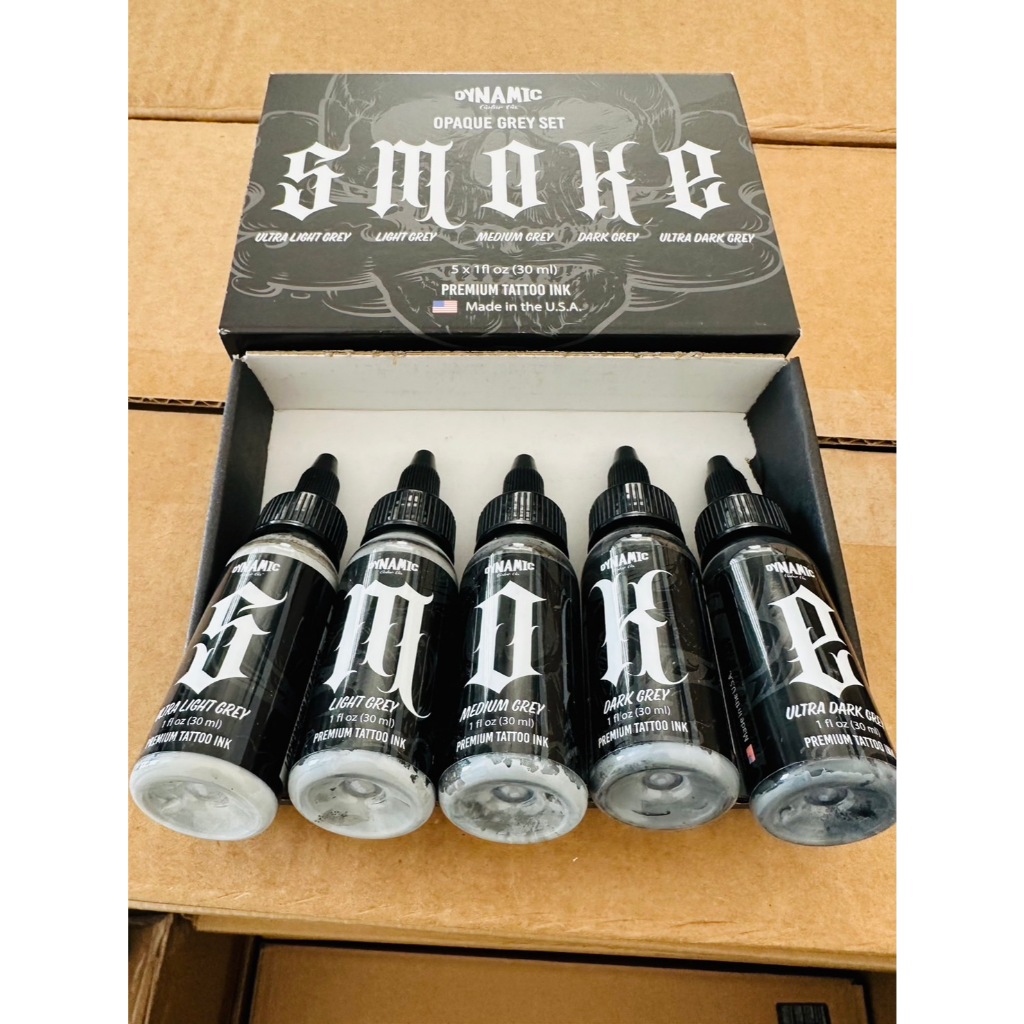 Dynamic Smoke Opaque Greys Set 1oz