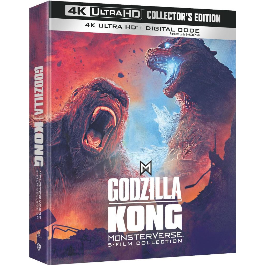 [Pre-Order] Godzilla/Kong Monsterverse: 5-Film Collector's Edition DigiPack (4K Ultra HD + Blu-ray + Digital) แท้
