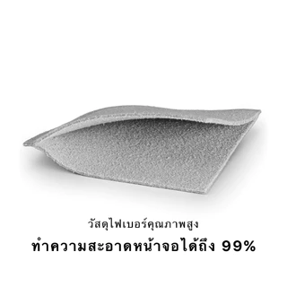 ผ้าไมโครไฟเบอร์ 16x16 ซม. แบรนด์ Slimcase เช็ดมือถือ เช็ดแว่น ไม่ทิ้งขุย