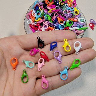 m48ตะขอก้ามปู 6*14 mm คละสีเซต 50 ชิ้นโกดังคละมาไม่ได้ครบทุก…