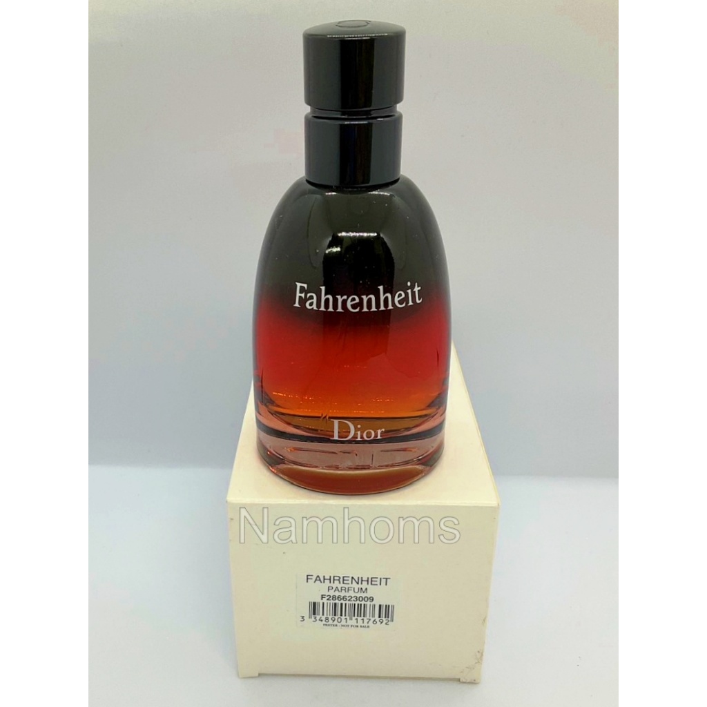 น้ำหอมแท้ กล่องเทสเตอร์ Dior Fahrenheit Parfum 75ml Tester