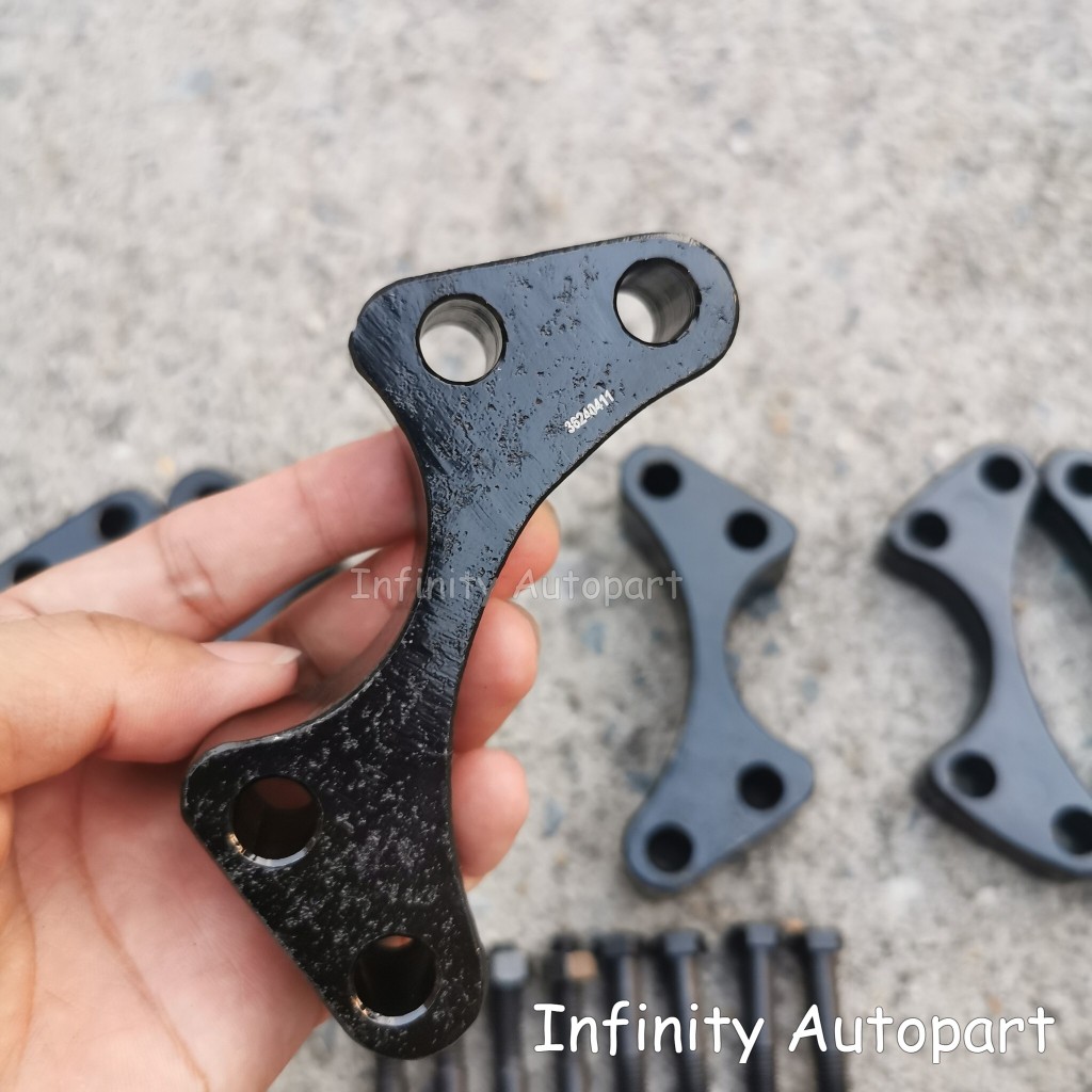 (1คู่)ชุดเหล็กรองลูกหมากปีกนก แก้ยางกินใน แก้ล้อแบะ D-max / Chev Colorado รถตัวเตี้ย พร้อมชุดน็อต งานเหล็กเหนียวอย่างดี - รูปที่ 4