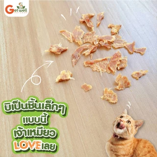 Get Well หมูสไลด์อบกรอบ หมาแมว แพ้ไก่ แพ้แป้ง กินได้