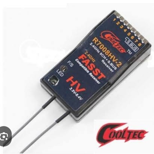 รีซีฟเวอร์ Cooltech R7008HV-2 ( มี SBUS ) 8 ช่องใช้ได้กับFutaba 6ex,7c,8fg,10cg,12fg, 14sg,16sz,18sz