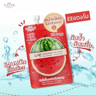 (6ซอง/กล่อง) Sistar Watermelon EE Cream ซิสต้าร์ วอเตอร์เมลอน อีอี ครีม (อีอีแตงโม) [0061]