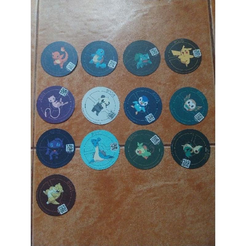 ORIO POKEMON CARD แบบกลม หลายแบบ