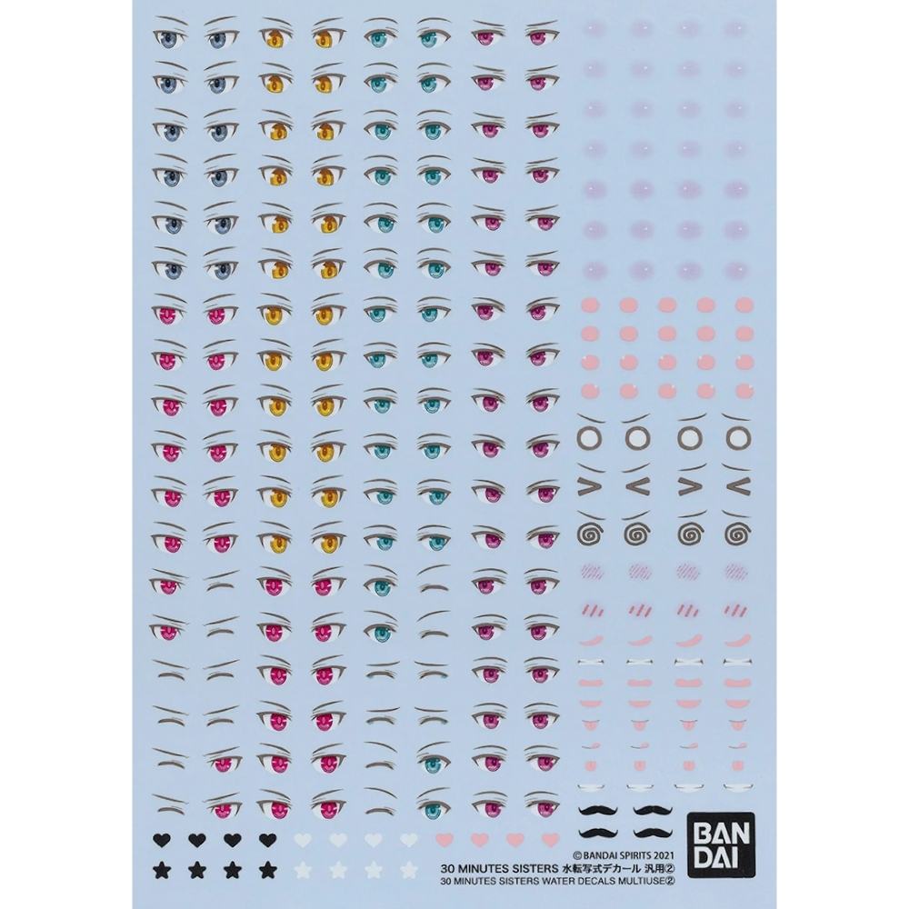 [BANDAI] 30MS Water Decals Multiuse 2