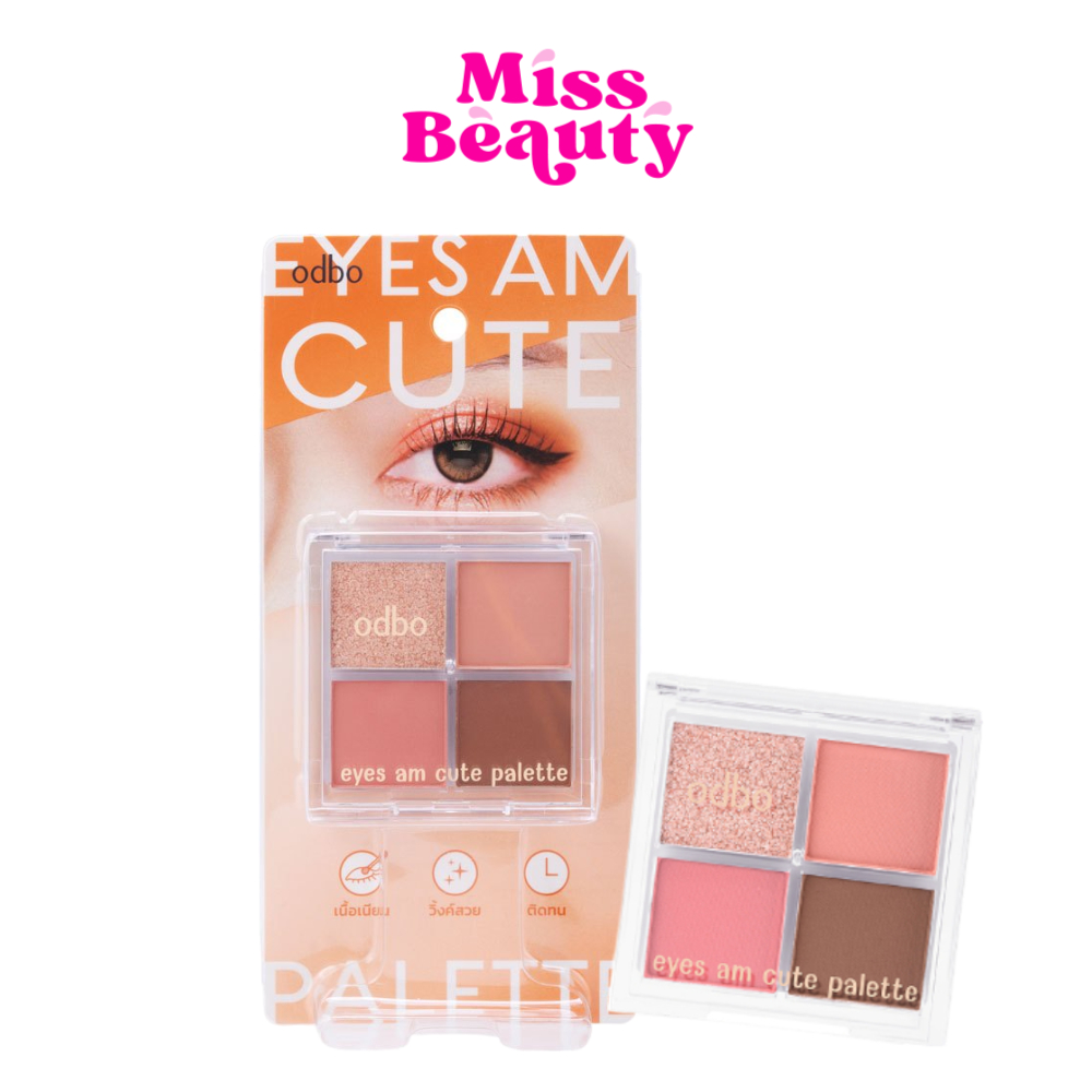 OD2015 โอดีบีโอ อายส์ แอม คิ้วท์ พาเลท ODBO Eyes Am Cute 5g.