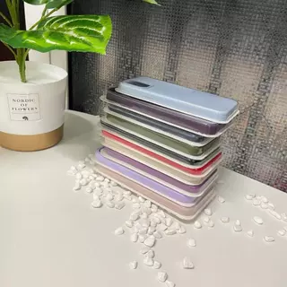 เคส กำมะหยี่ Silicone สำหรับ ไอโฟน 15/14/13/12/11 Pro Max เคสซิลิโคน กันเปื้อน Cover Case White Beige Stone Gray เทา 024