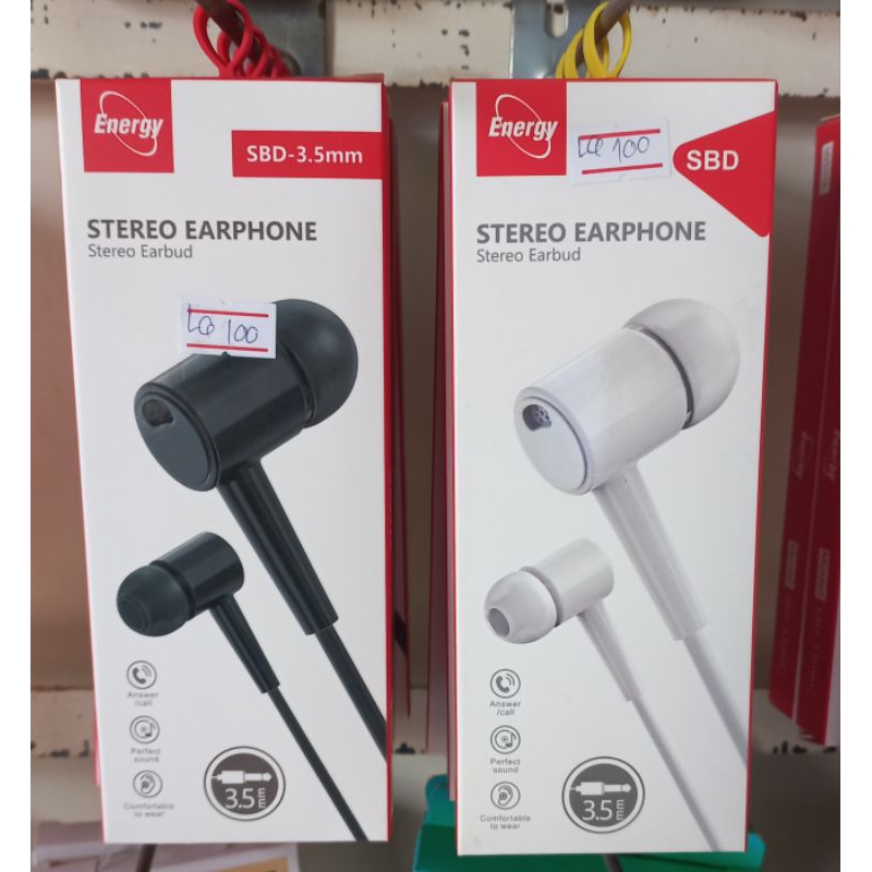 หูฟัง SBD 3.5mm Energy