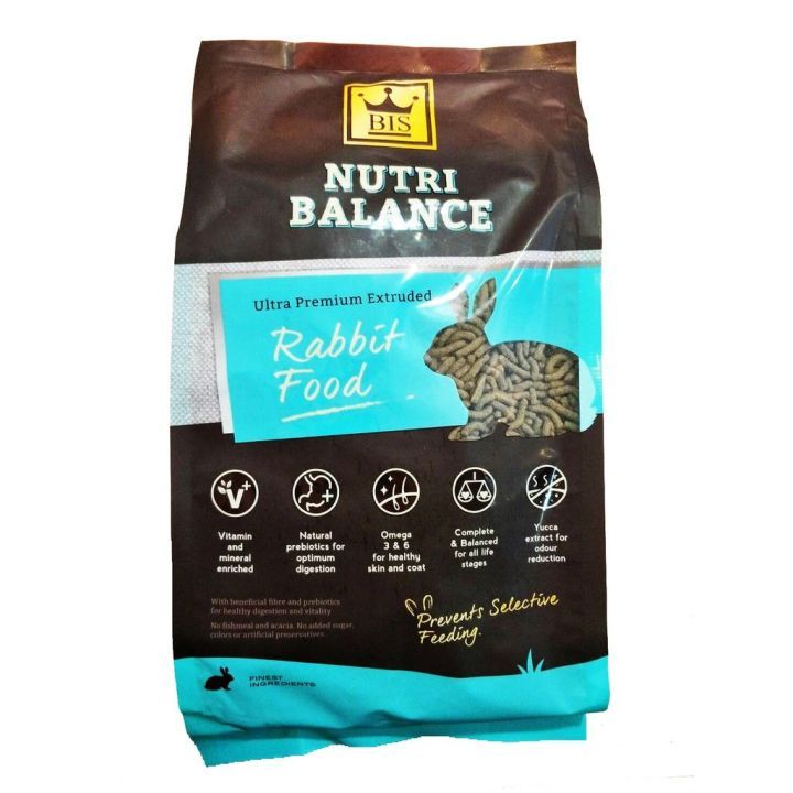 อาหารกระต่าย ยี่ห้อ BIS Nutri Balance ขนาด 2 กิโลกรัม