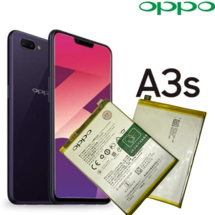 แบต Oppo A3sBattery OPPO A3s / A7 A5s Realme3  C1  A12 BLP673 ความจุ 4,100mAh