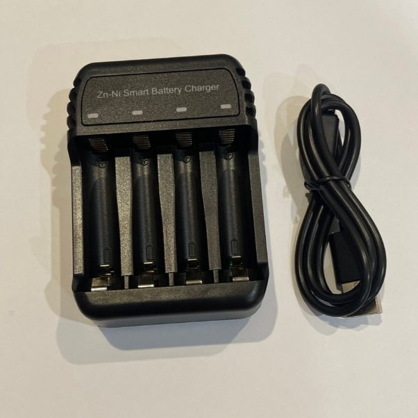 ที่ชาร์จแบตเตอรี่ Ni-Zn Smart Battery Charger พร้อมสาย USB