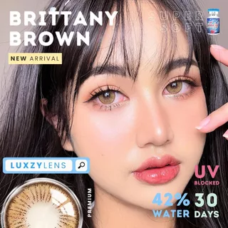 🔥คอนแทคเลนส์✨ขนาดบิ๊กอาย✨ Brittany (Luxzylens) ✨ Brown/Gray
