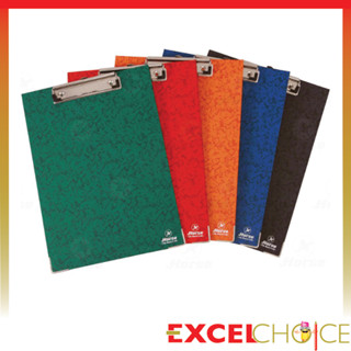 ตราม้า คลิปบอร์ด แฟ้มคลิปบอร์ด H-99 A4 ***คละลาย***