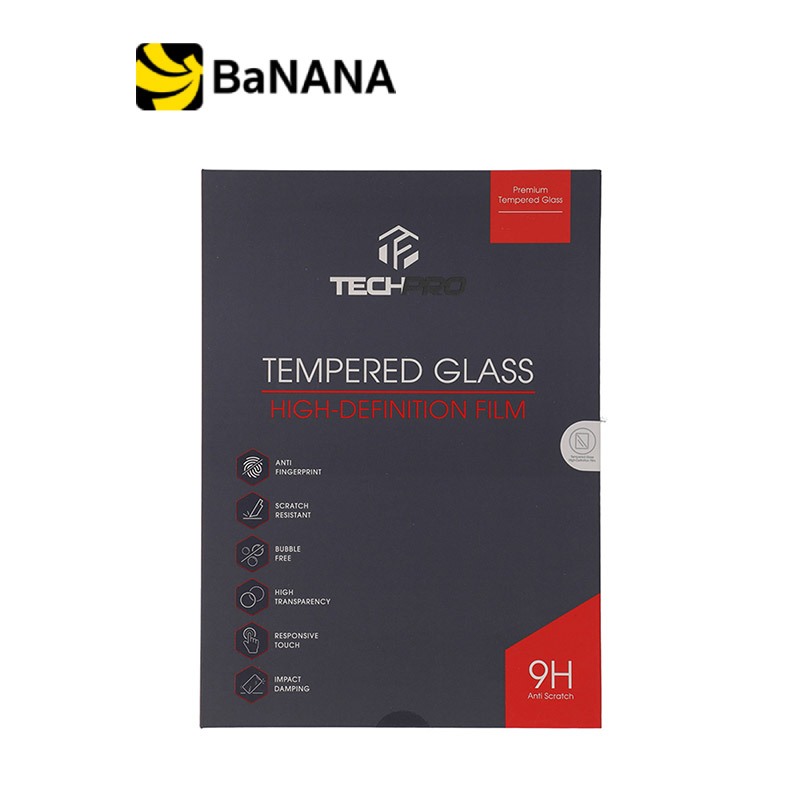 ฟิล์มกันรอย TECHPRO Tempered Glass High-Definition iPad Air 11 inch (M2) by Banana IT