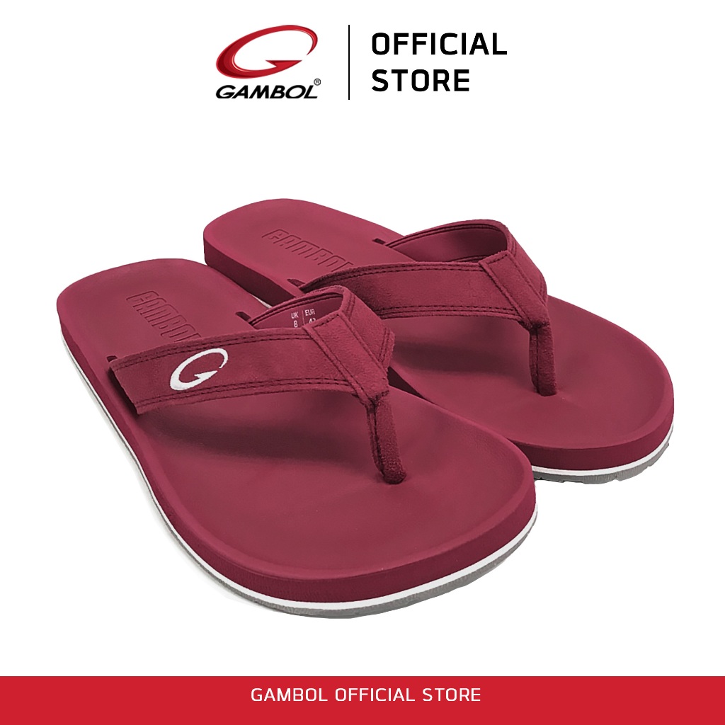 GAMBOL แกมโบล COZY รองเท้าแตะหนีบชายหญิง (โทนสว่าง) รุ่น GM11220 / GW11220 Size 36-46