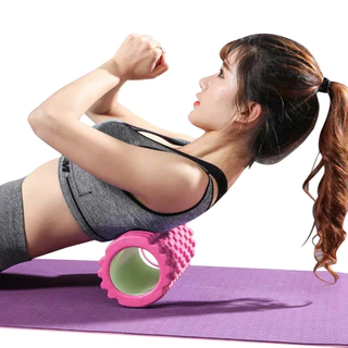 [⭐ใหญ่กว่า ถูกกว่า⭐] โฟมโรลเลอร์ โฟมโยคะ ลูกกลิ้งนวดYoga Foam Roller Massage สำหรับเล่นกีฬา คละแบบ