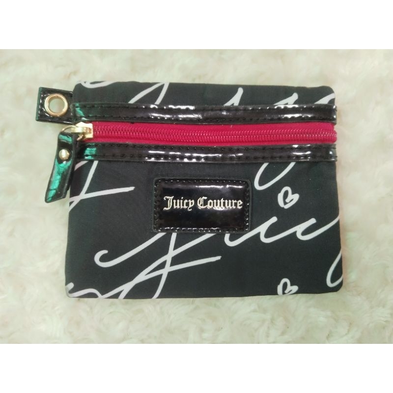 กระเป๋าใส่เหรียญสีดำ juicy couture