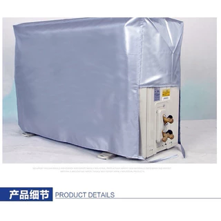 [ส่งไทย] ผ้าคลุมคอมเพสเซอร์เครื่องปรับอากาศ กันฝุ่น กันน้ำ ผ้าคลุมแอร์ พร้อมส่ง