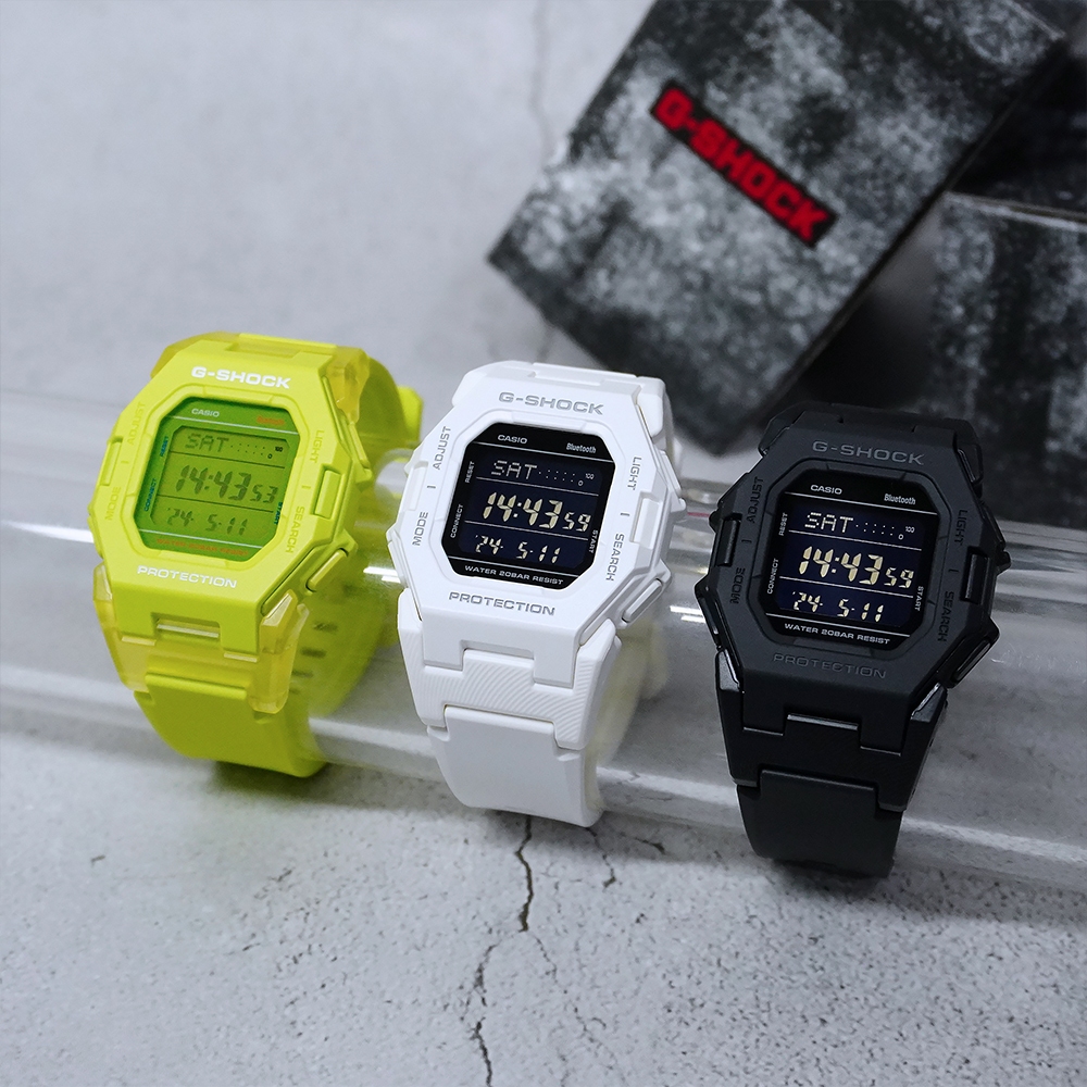 Casio G-Shock นาฬิกาข้อมือผู้ชาย สายเรซิน รุ่น GD-B500(GD-B500S-3,GD-B500-7,GD-B500-1, GD-B500S-8