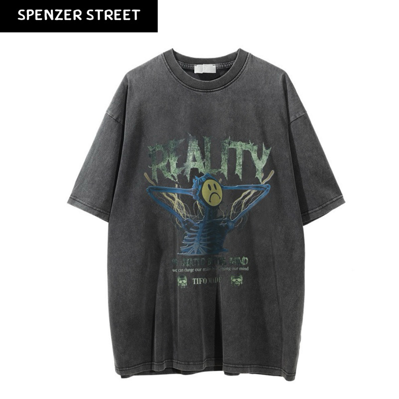 [พร้อมส่ง] Spenzer.street | Reality/shadow/tifo innovation 🖤โอเวอร์ไซส์ เสื้อผ้าสตรีท คุณภาพเยี่ยม u
