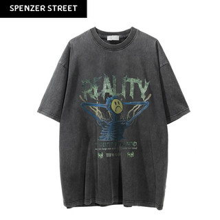 [พร้อมส่ง] Spenzer.street | Reality/shadow/tifo innovation 🖤โอเวอร์ไซส์ เสื้อผ้าสตรีท คุณภาพเยี่ยม unisex 2024 ขายดี