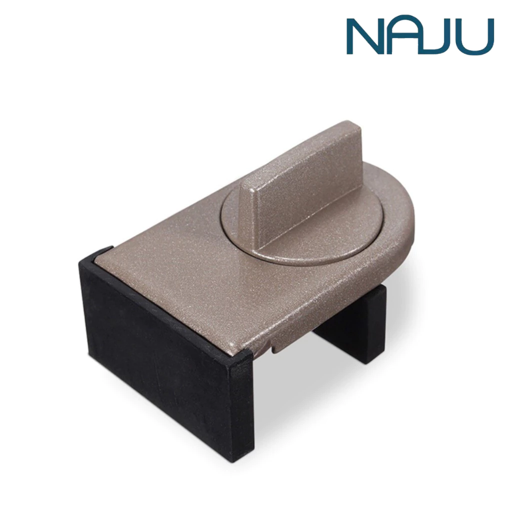 Naju ที่ล็อคบานเลื่อนประตู ที่ล็อคหน้าต่าง ที่ล็อคตู้ Door Lock เพื่อความปลอดภัย ป้องกันอุบัติเหตุ