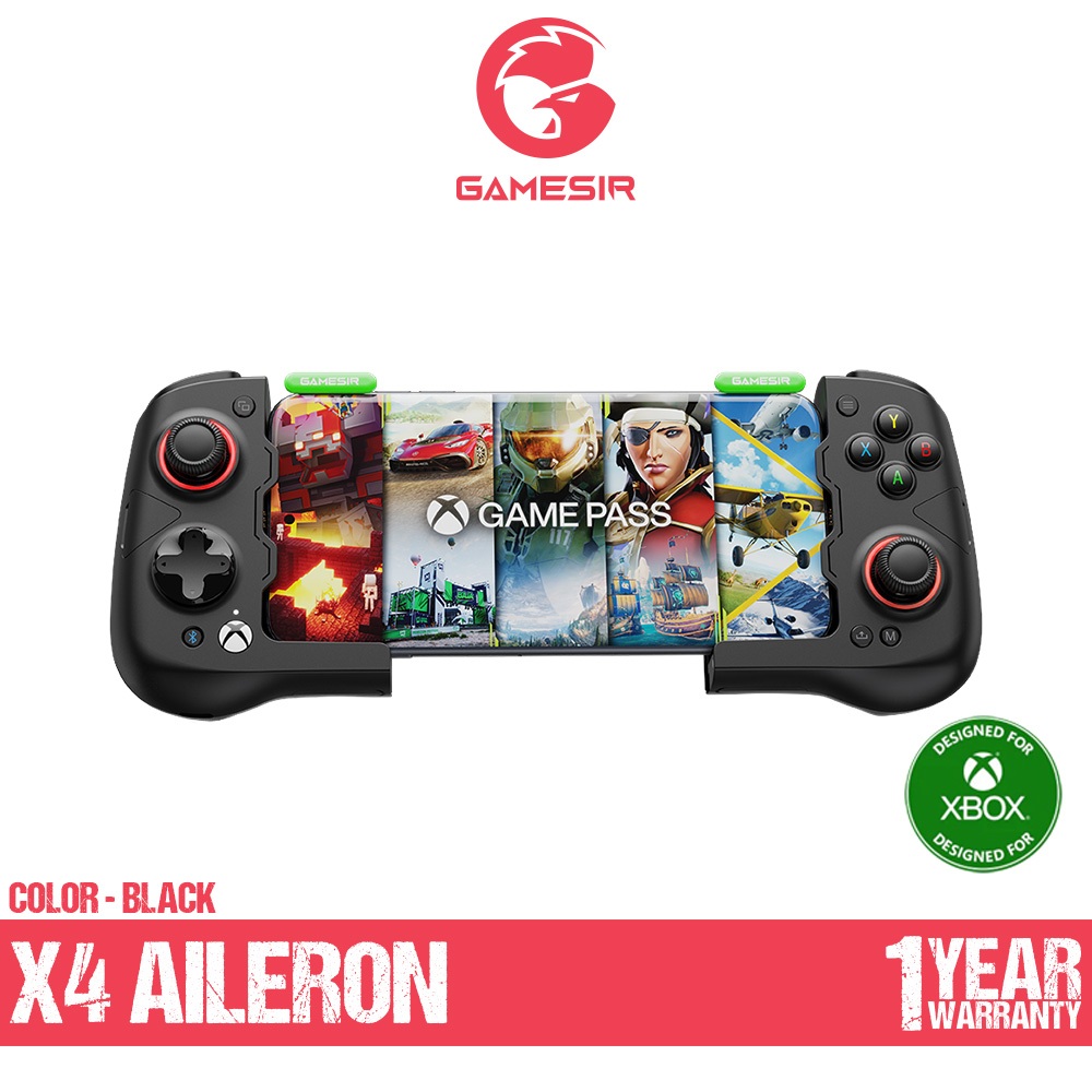 GAMESIR X4 Aileron Xbox Mobile Controller จอยเกมมือถือ ปุ่ม Hall Effect สำหรับ Android พกพาสะดวก