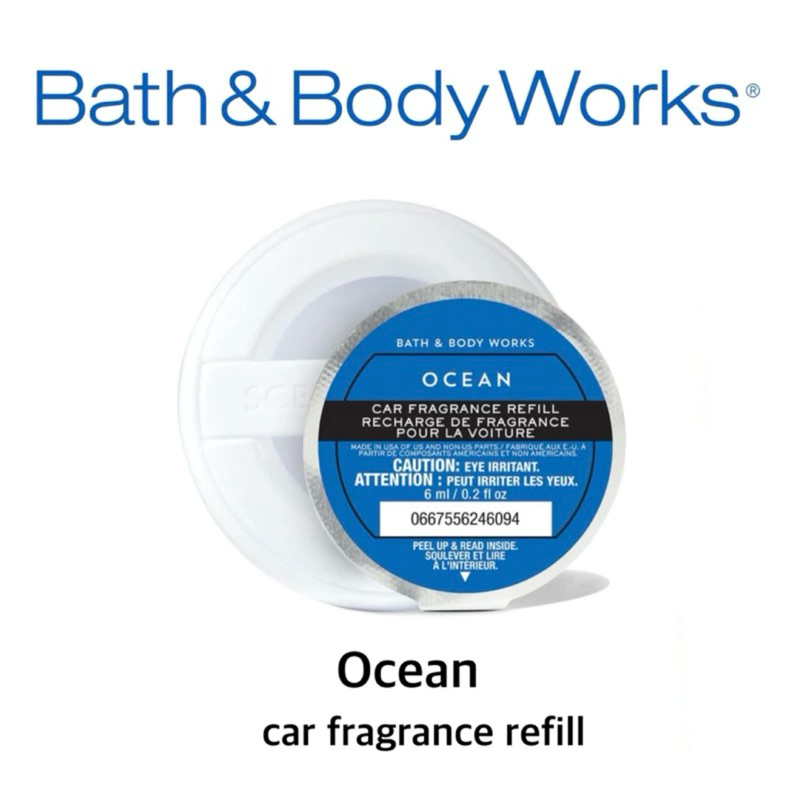 Bath &amp; Body Works Car Fragrance BBW น้ำหอมปรับอากาศในรถกลิ่น Ocean ของแท้ ช๊อปไทย