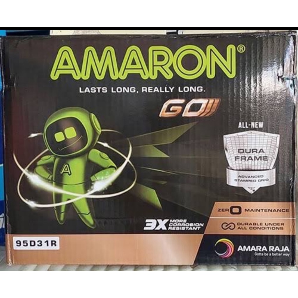 แบตเตอรี่รถยนต์ AMARON 95D31R/L